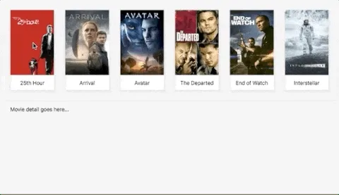Clicking to load details